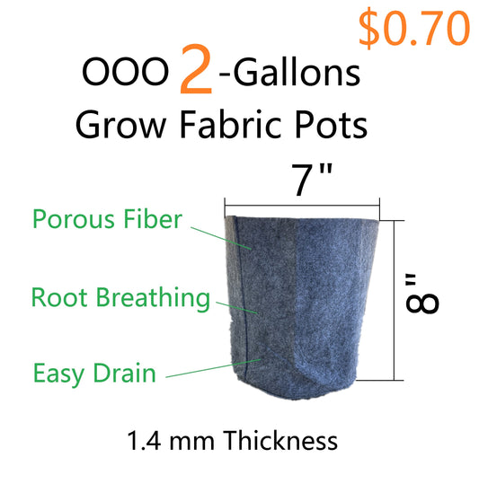 OOO 2-Gallon Grow Bags