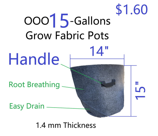 OOO 15-Gallon Grow Bags